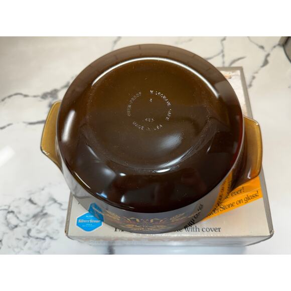 Vintage Wear Ever 1.5 Quart Casserole with Cover American Wheat NIB - Picture 7 of 7